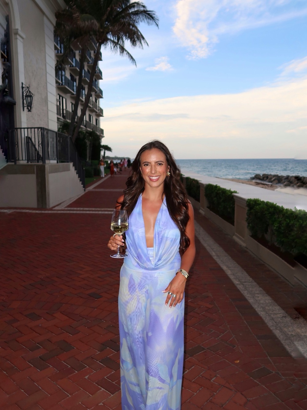 Elysia Chiffon Maxi Dress - Purple Rain